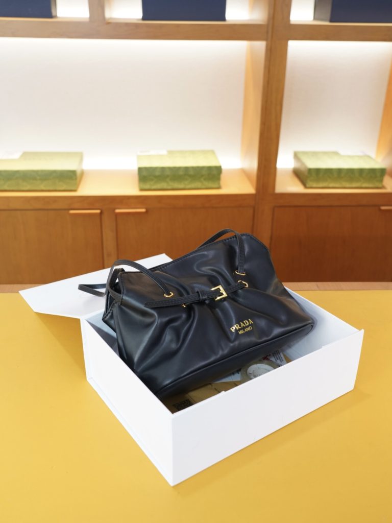 图片[5]-P265 🇮🇹 PRADA 普拉达 官网同步 高版本 斜挎单肩背包 永恒不过时的标志性产品 纯原单牛皮 顶级五金制作 非市面普通版本 今年最爱的款式 全部实拍 实用性非常高 完全不用担心穿搭 配全套包装礼品盒 【规格：26x12x12】-newbee