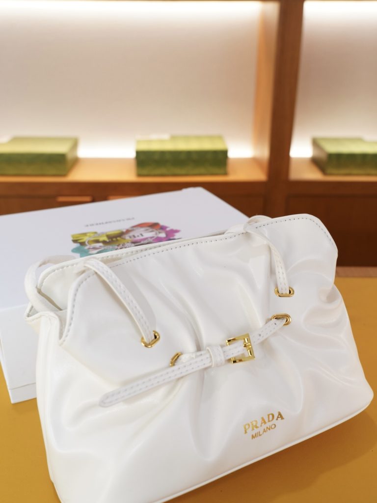 图片[4]-P265 🇮🇹 PRADA 普拉达 官网同步 高版本 斜挎单肩背包 永恒不过时的标志性产品 纯原单牛皮 顶级五金制作 非市面普通版本 今年最爱的款式 全部实拍 实用性非常高 完全不用担心穿搭 配全套包装礼品盒 【规格：26x12x12】-newbee