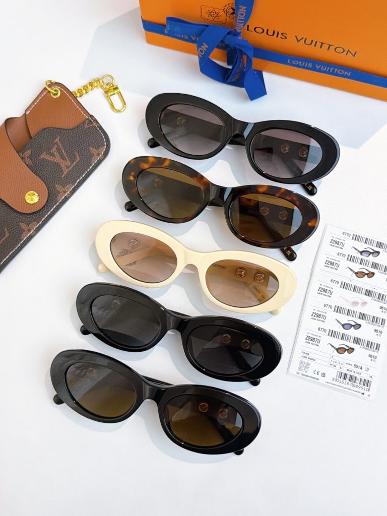 Lunettes de soleil ovales LV CharmLOUIS VUITTO*MOD：Z2987SIZE：53口20 145重工艺技术对扣铸件-newbee